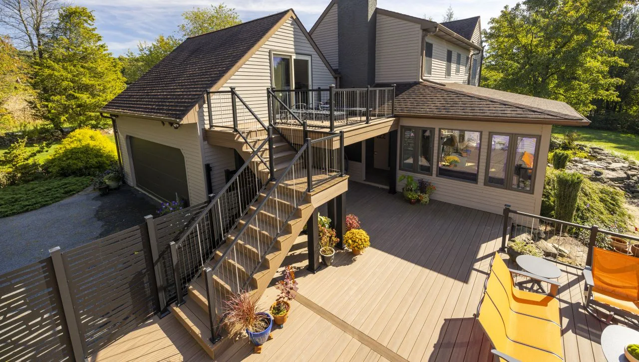 Multi-Level Deck — Golden