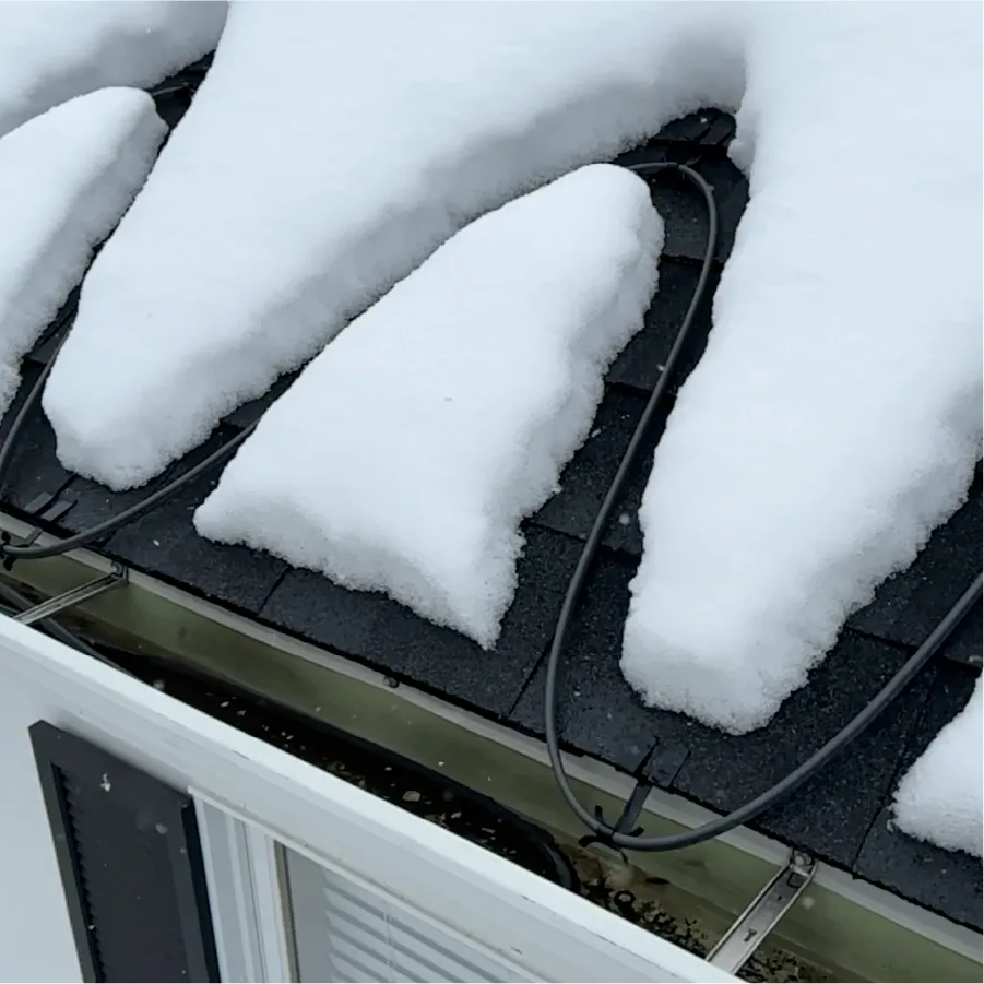 Roof heat cable — Where heat cable protects your roofline
