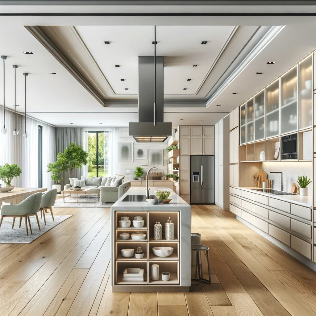 Painted kitchen cabinets — Cabinet refinishing that looks factory-new
